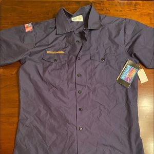 Youth Boy Scout shirt short sleeve navy blue size 2X youth